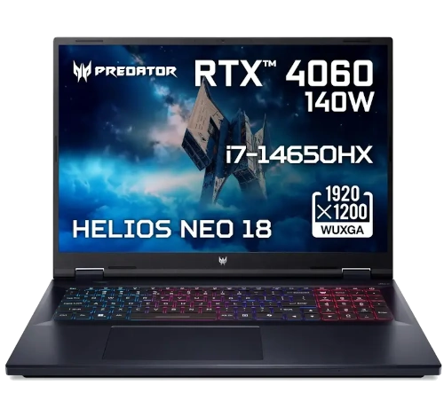 Acer Predator Helios Neo 18" Intel Core i7-14th Gen RTX laptop
