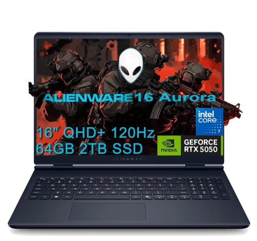 Alienware 16 Aurora Intel Core Ultra 7-240H RTX 5050 laptop