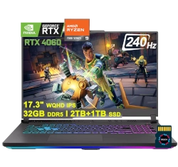 Asus ROG Strix G17 G713 17" AMD Ryzen 9 7000 RTX 4060 laptop