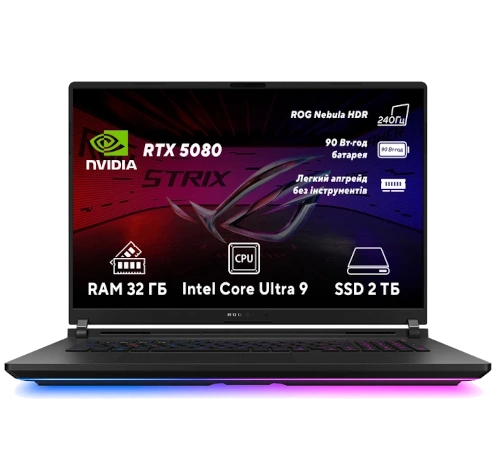 Asus ROG Strix SCAR G835 18" Intel Core Ultra 9 Series 2 laptop