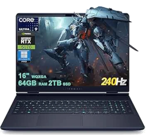 Dell Alienware 16X Aurora Intel Ultra 9 290HX 64GB 2TB RTX 5070 laptop