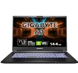 Gigabyte A7 K1 17" AMD Ryzen 7 5800H RTX 3060 laptop