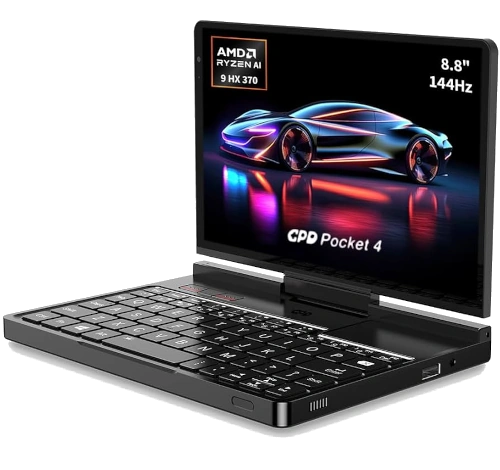 GPD Pocket 4 Ryzen AI 9 HX 370 AMD Radeon 890M laptop