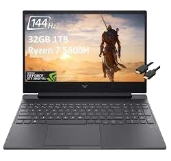 HP Victus 15.6" AMD Ryzen 7-5th Gen GTX laptop