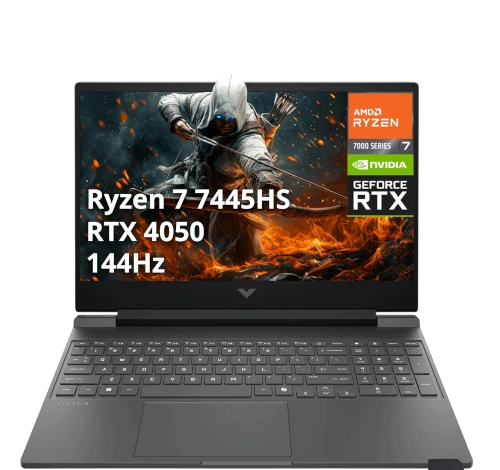 HP Victus 15 AMD Ryzen 7 7445HS RTX 4050 laptop