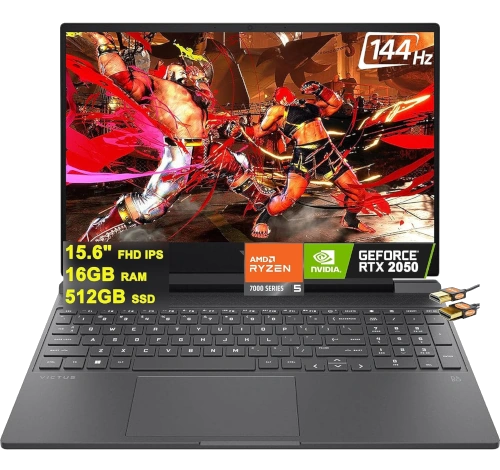 HP Victus AMD Ryzen 5 7535HS RTX 2050 laptop
