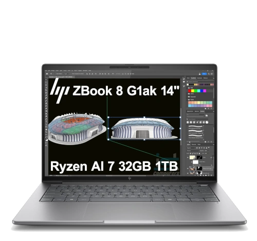 HP ZBook 8 G1ak 14" AMD Ryzen AI 7 Pro 350 laptop