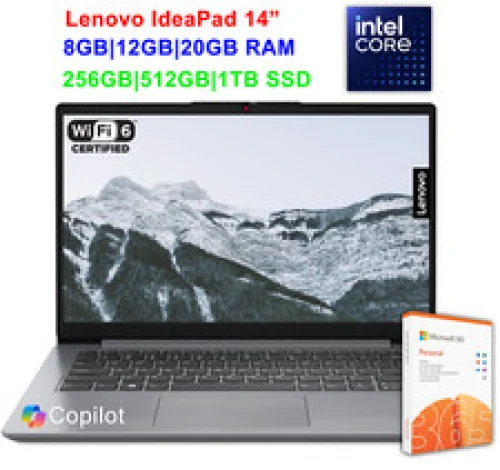 Lenovo IdeaPad 14"Intel CPU Up to 20GB RAM 1TB SSD