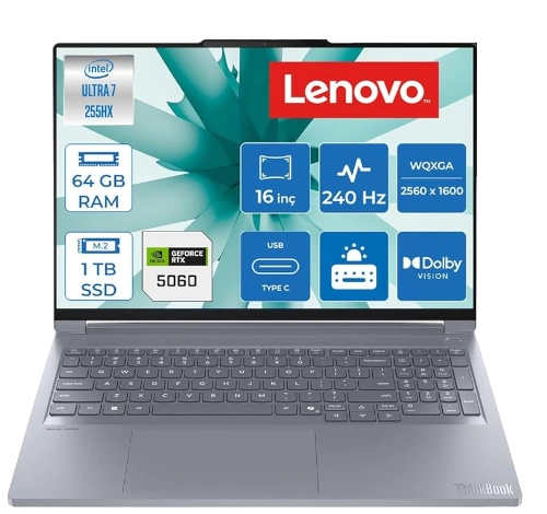 Lenovo ThinkBook 16p 16" Intel Core Ultra 7 255HX laptop
