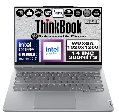 Lenovo ThinkBook 2-in-1 Gen 5 14" Intel Core Ultra 7 155U laptop