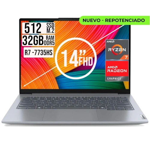 Lenovo ThinkBook Gen 7 AMD 14" Ryzen 7 7735HS laptop