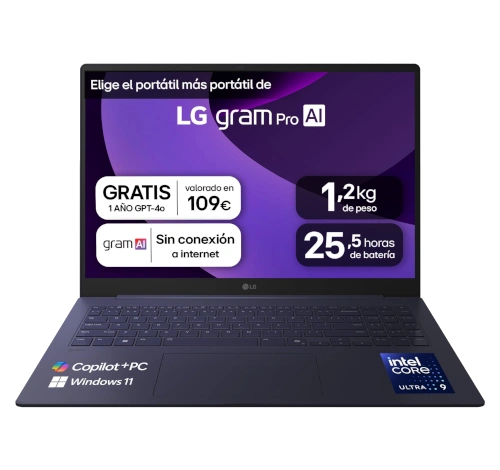 LG Gram Pro 16" Intel Core Ultra 9 288V laptop