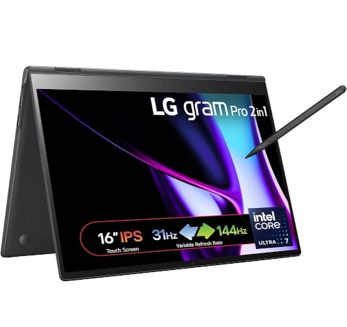 LG Gram Pro 16 Touch 2-in-1 Intel Ultra 7 155H 16GB 1TB laptop