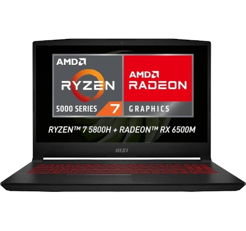 MSI Bravo B5E 15" 16GB RAM 512GB SSD Radeon RX 6500M AMD Ryzen 7 5000H