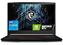 MSI GF63 Thin Intel Core i5 11th Gen GTX 1650 laptop