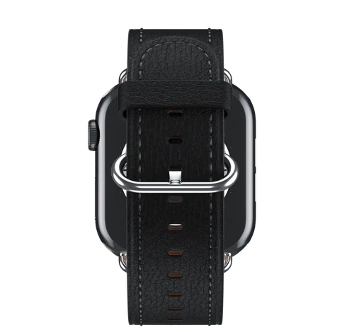 Apple Watch 38mm SS Black Classic Buckle MLE62LL/A watch