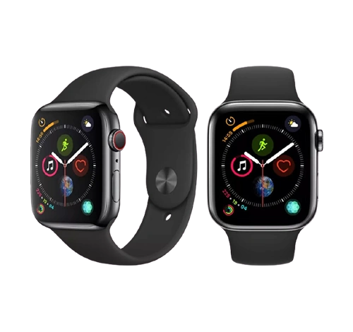 Apple Watch 42mm Space Black SS Black Sport Band MLC82LL/A watch