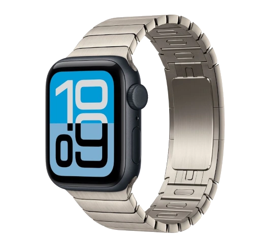 Apple Watch SE 40mm Aluminum Leather Link A2353 GPS Cellular watch