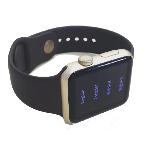 Apple Watch Series 1 Sport 42mm Silver Aluminum White Sport Band MNNL2LL/A