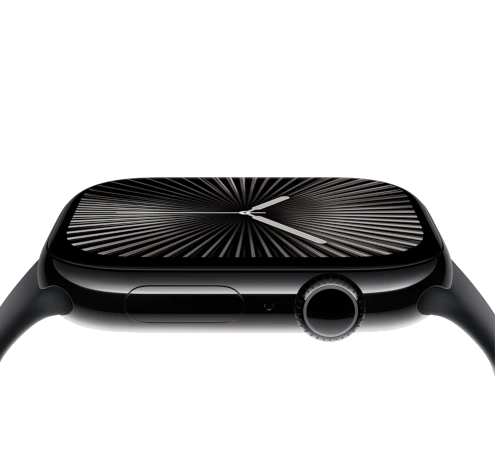 Apple Watch Series 10 42mm Jet Black Aluminum Case w/ Apple OEM Band A2997 GPS Only watch