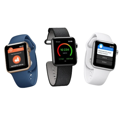 Apple Watch Series 2 38mm Space Black SS Black Sport Band MP492LL/A