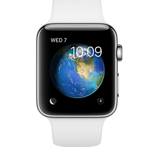 Apple Watch Series 2 42mm SS White Sport Band MNPR2LL/A