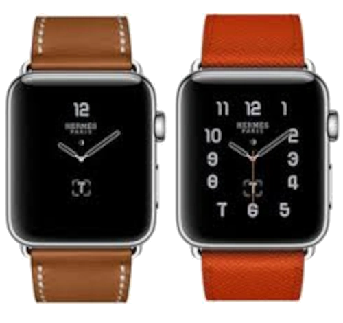 Apple Watch Series 2 Hermes 42mm SS Fauve Barenia Leather Single Tour Band MNQC2LL/A