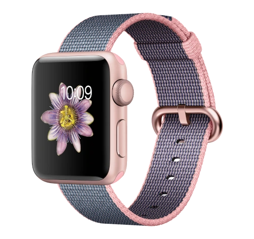 Apple Watch Series 2 Sport 42mm Rose Gold Aluminum Midnight Blue Sport Band MNPL2LL/A