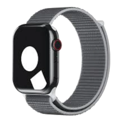 Apple Watch Series 3 42mm Silver Aluminum Seashell Sport Loop MQK52LL/A GPS Cellular watch