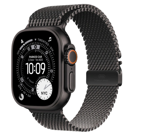 Apple Watch Series 3 42mm Space Black SS Space Black Milanese Loop MR1L2LL/A GPS Cellular watch