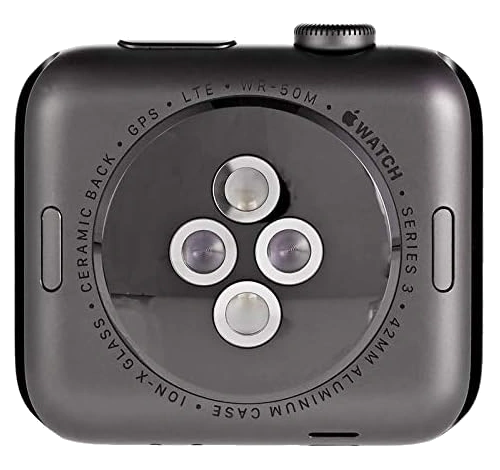 Apple Watch Series 3 42mm Space Gray Aluminum Gray Sport Band MR2X2LL/A GPS Cellular watch