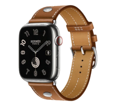 Apple Watch Series 3 Hermes 42mm SS Fauve Barenia Leather Single Tour MQLP2LL/A GPS Cellular watch