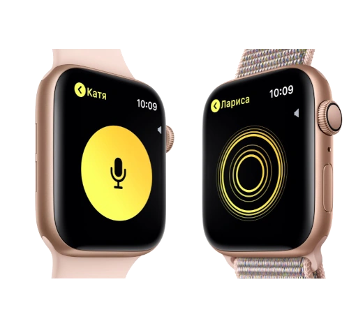 Apple Watch Series 4 40mm Silver Aluminum Seashell Fabric Sport Loop MU652LL/A GPS Only watch