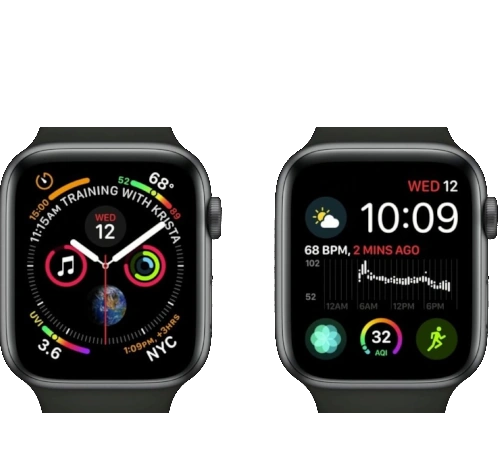 Apple Watch Series 4 44mm Gold Aluminum Pink Fabric Sport Loop MTV12LL/A GPS Cellular watch