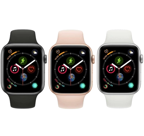 Apple Watch Series 4 44mm Gold Aluminum Pink Sand Sport Band MTV02LL/A GPS Cellular watch