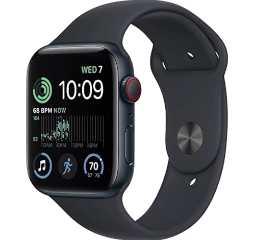 Apple Watch Series 4 44mm Space Gray Aluminum Black Sport Band MTUW2LL/A GPS Cellular watch