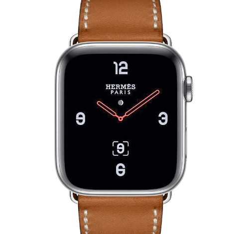Apple Watch Series 4 Hermes 44mm SS Ebene Barenia Single Tour Deployment Buckle MU6T2LL/A GPS Cellular watch