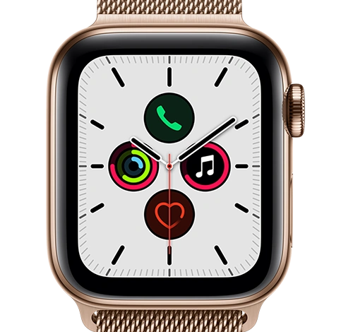 Apple Watch Series 5 40mm Gold SS Modern Buckle GPS Cellular watch