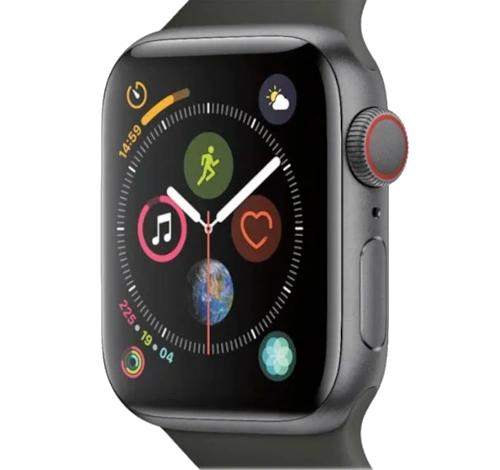 Apple Watch Series 5 44mm Space Gray Aluminum Fabric Sport Loop GPS Cellular watch