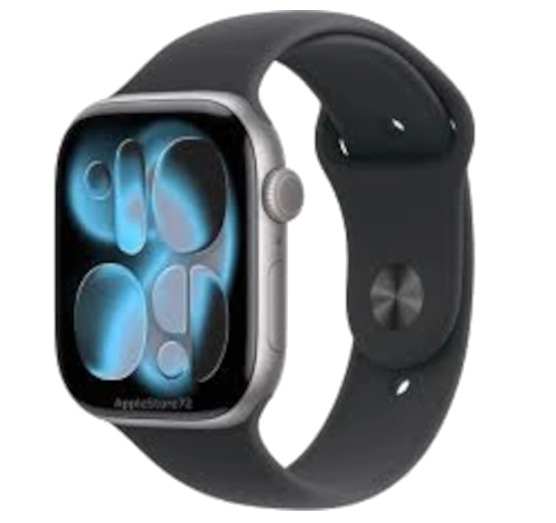 Apple Watch Series 5 44mm Space Gray Aluminum Sport Band GPS Only watch