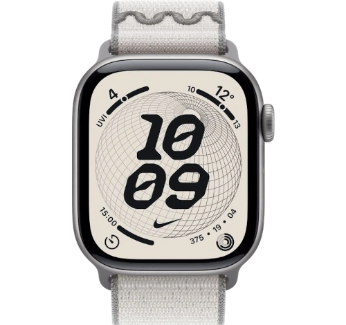 Apple Watch Series 5 Nike 40mm Silver Aluminum Fabric Sport Loop GPS Cellular watch