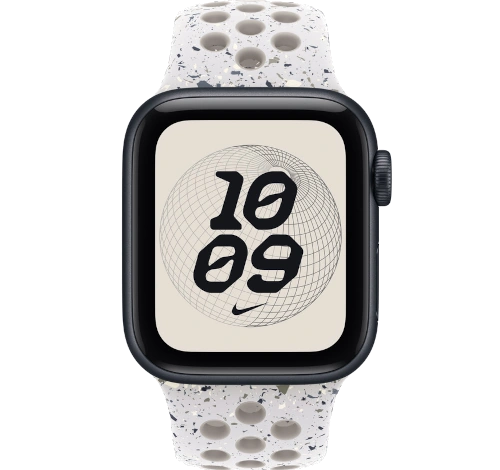 Apple Watch Series 5 Nike 40mm Silver Aluminum Fabric Sport Loop GPS Only watch