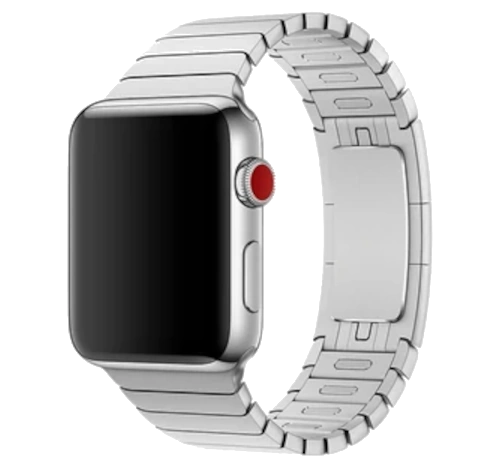 Apple Watch Series 5 Nike 44mm Silver Aluminum Fabric Sport Loop GPS Cellular watch