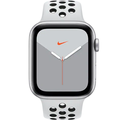 Apple Watch Series 5 Nike 44mm Space Gray Aluminum Fabric Sport Loop GPS Cellular watch