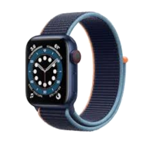 Apple Watch Series 6 40mm Aluminum Milanese Loop A2293 GPS Cellular watch