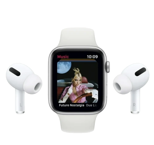 Apple Watch Series 6 Nike 40mm Silver Aluminum Nike Sport Band A2291 GPS Only watch