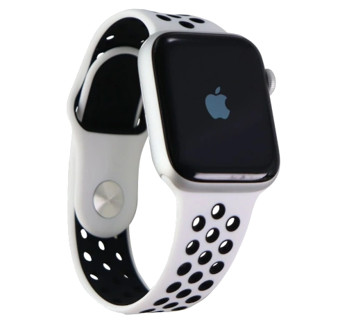 Apple Watch Series 6 Nike 44mm Silver Aluminum Nike Sport Band A2294 GPS Cellular watch