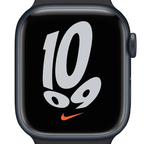 Apple Watch Series 7 41mm Nike Midnight Aluminum Case with Nike Band A2473 GPS Only watch