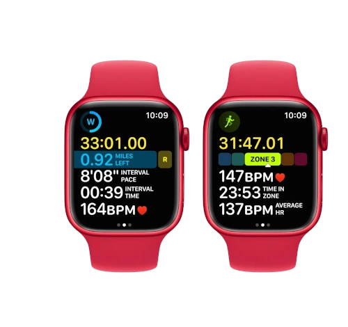 Apple Watch Series 8 45mm Red Aluminum Case with OEM Band A2774 GPS Cellular watch