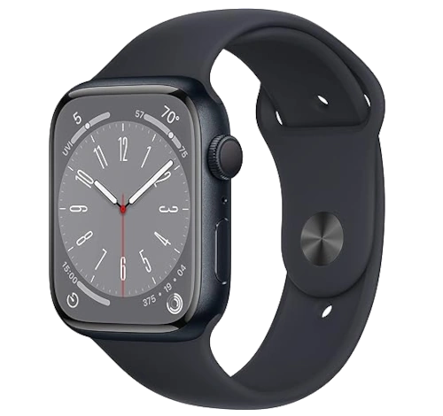 Apple Watch Series 9 45mm Midnight Aluminum Case with Apple OEM Band A2980 GPS Only watch